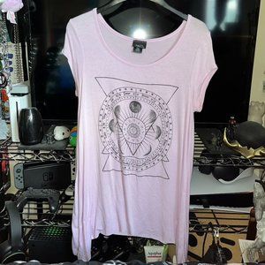 Small rue21 Zodiac Wheel Light Purple Tee